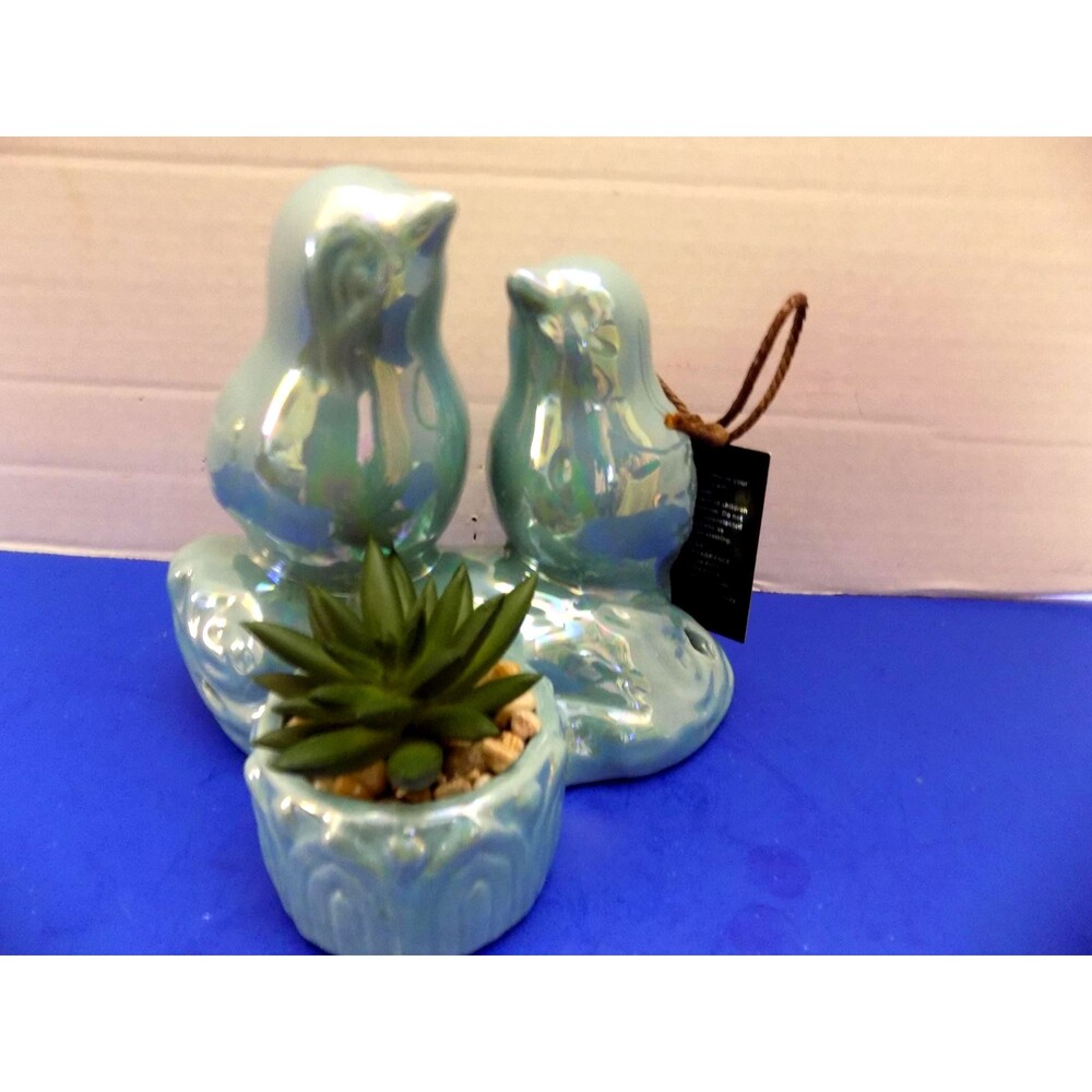 NEW GC Home Decor Love Birds Potpourri Holder Bird Figurine